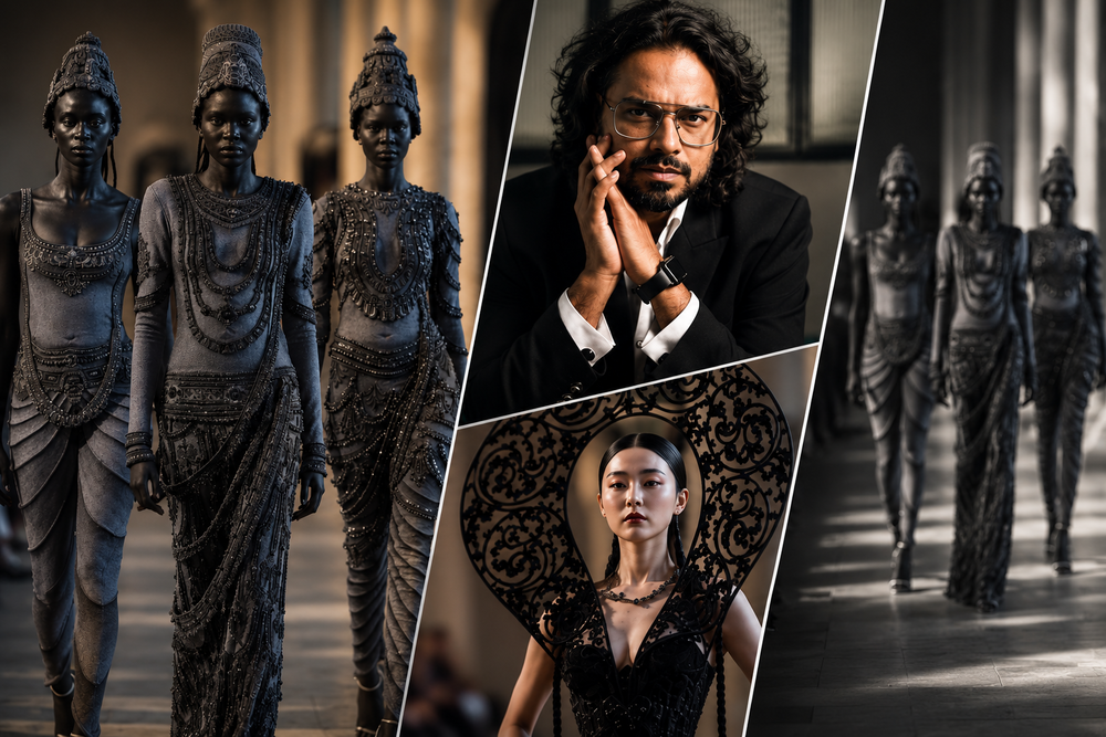 How Rahul Mishra’s Autumn/Winter collection, Devi, walks the tightrope between couture and costume